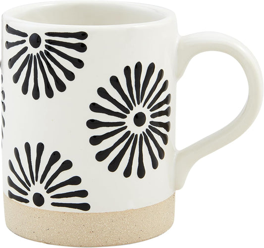 White Starburst Mug