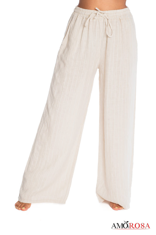 Striped Linen Pant
