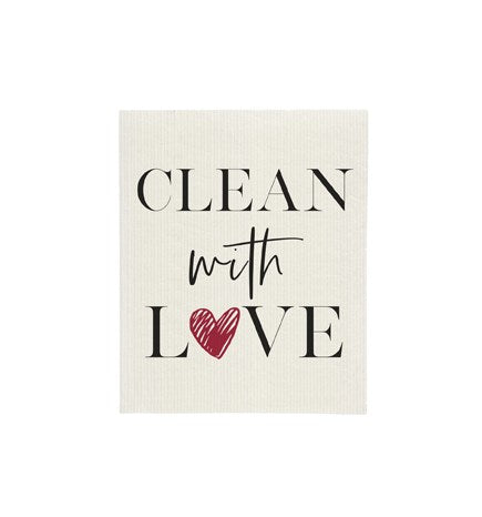 Clean With Love Sponge Dishcloth