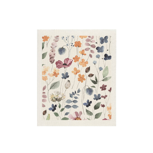 Watercolour Garden Dishcloth