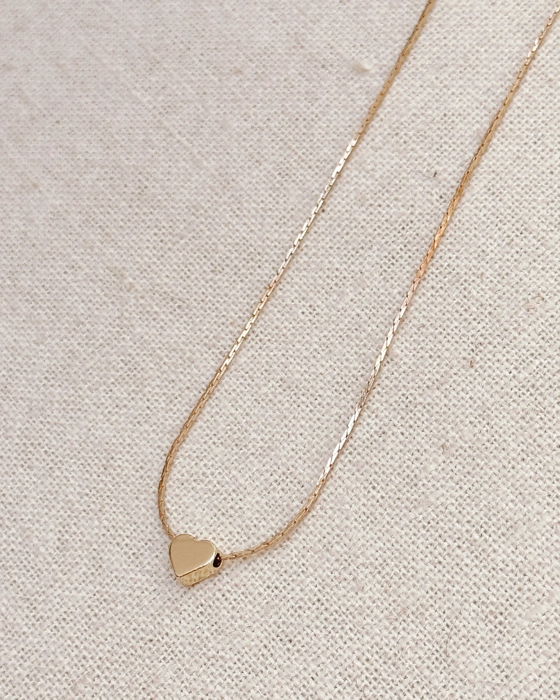 Gold Heart Necklace