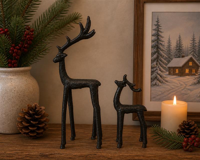 Black Metal Deer