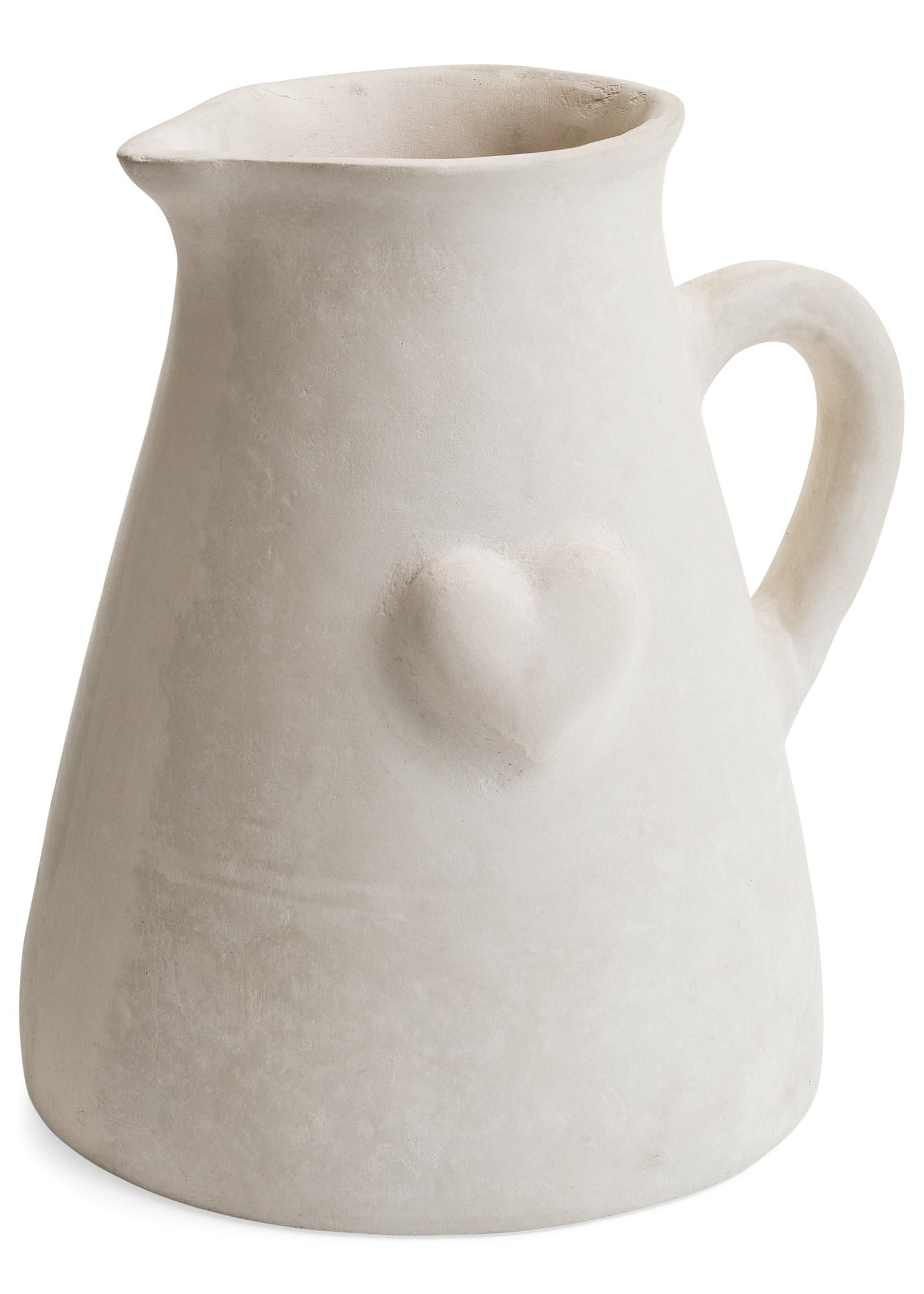 Paper Mache Heart Vase