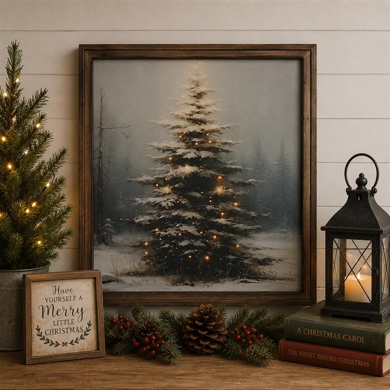 Christmas Tree Print
