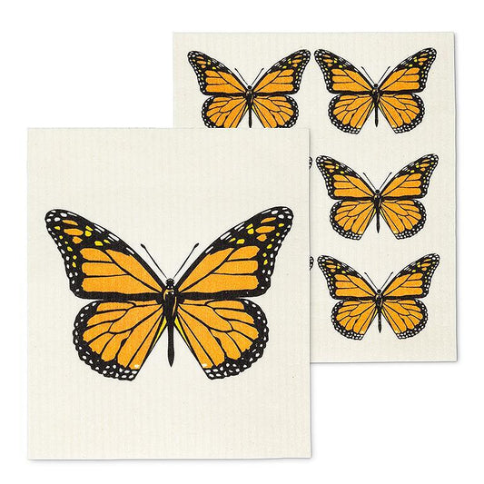 Monarch Butterfly Dishcloths - S/2