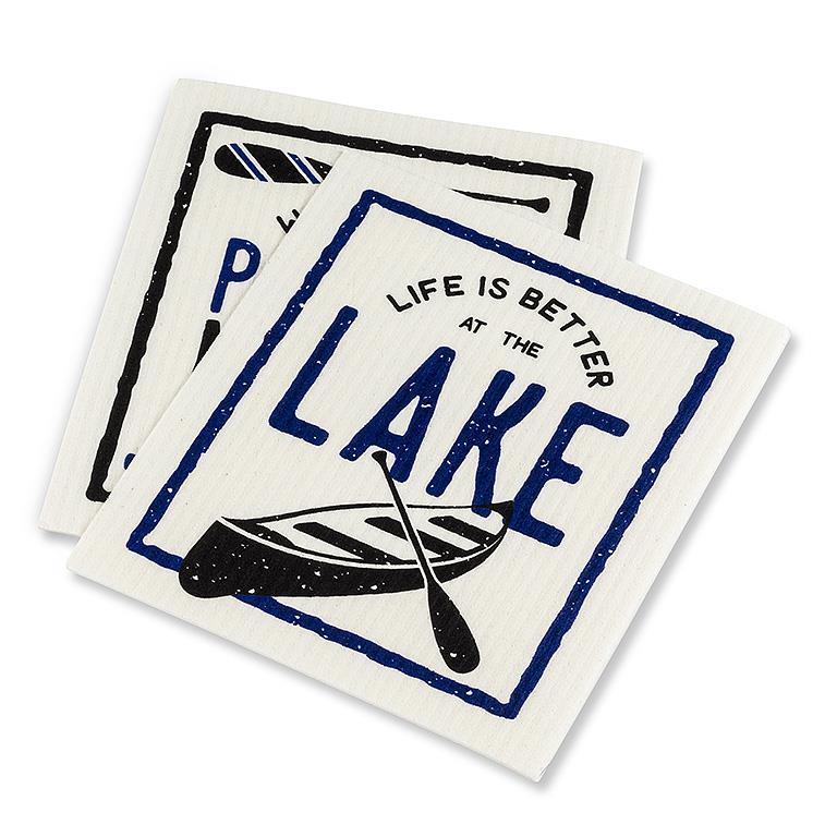 Better At Lake Dishcloth