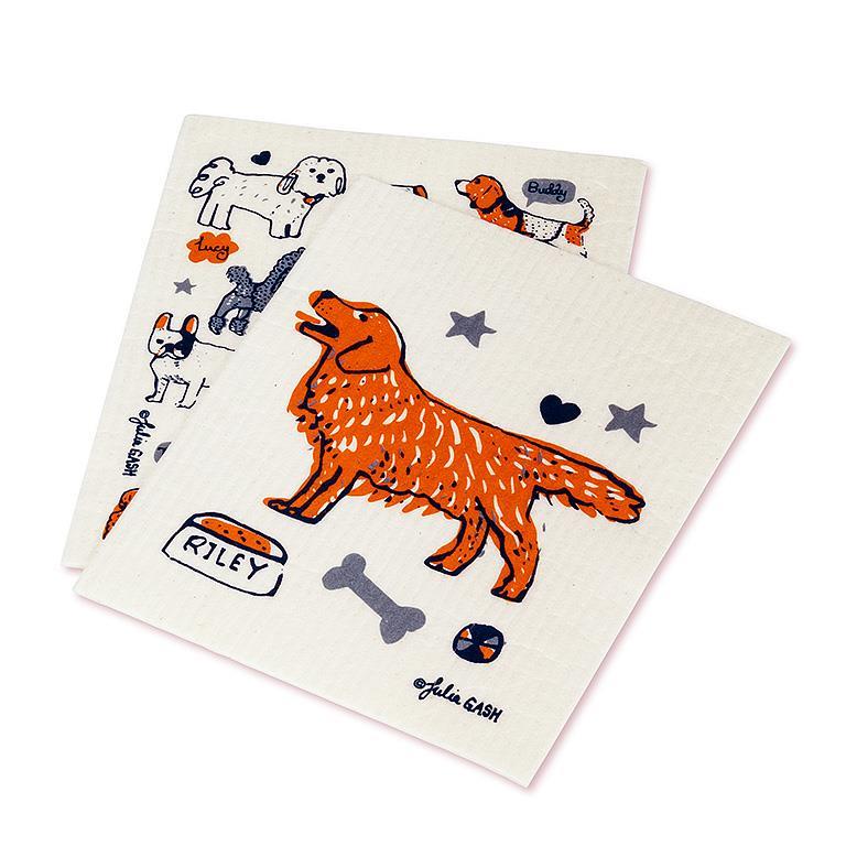 Dog Names Dishcloth s/2