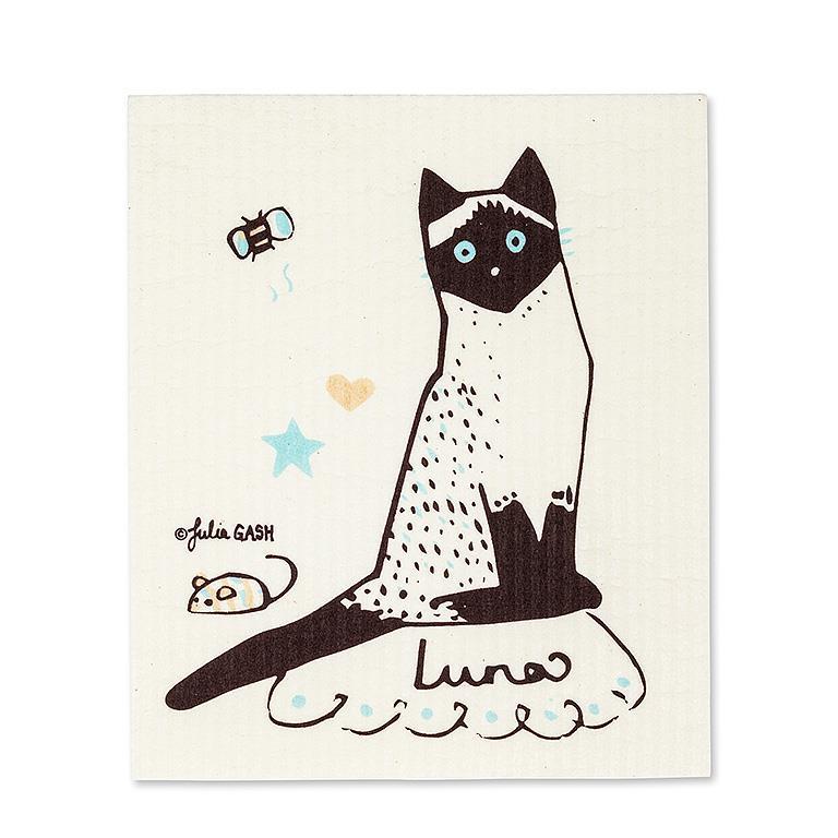 Cat Names Dishcloth