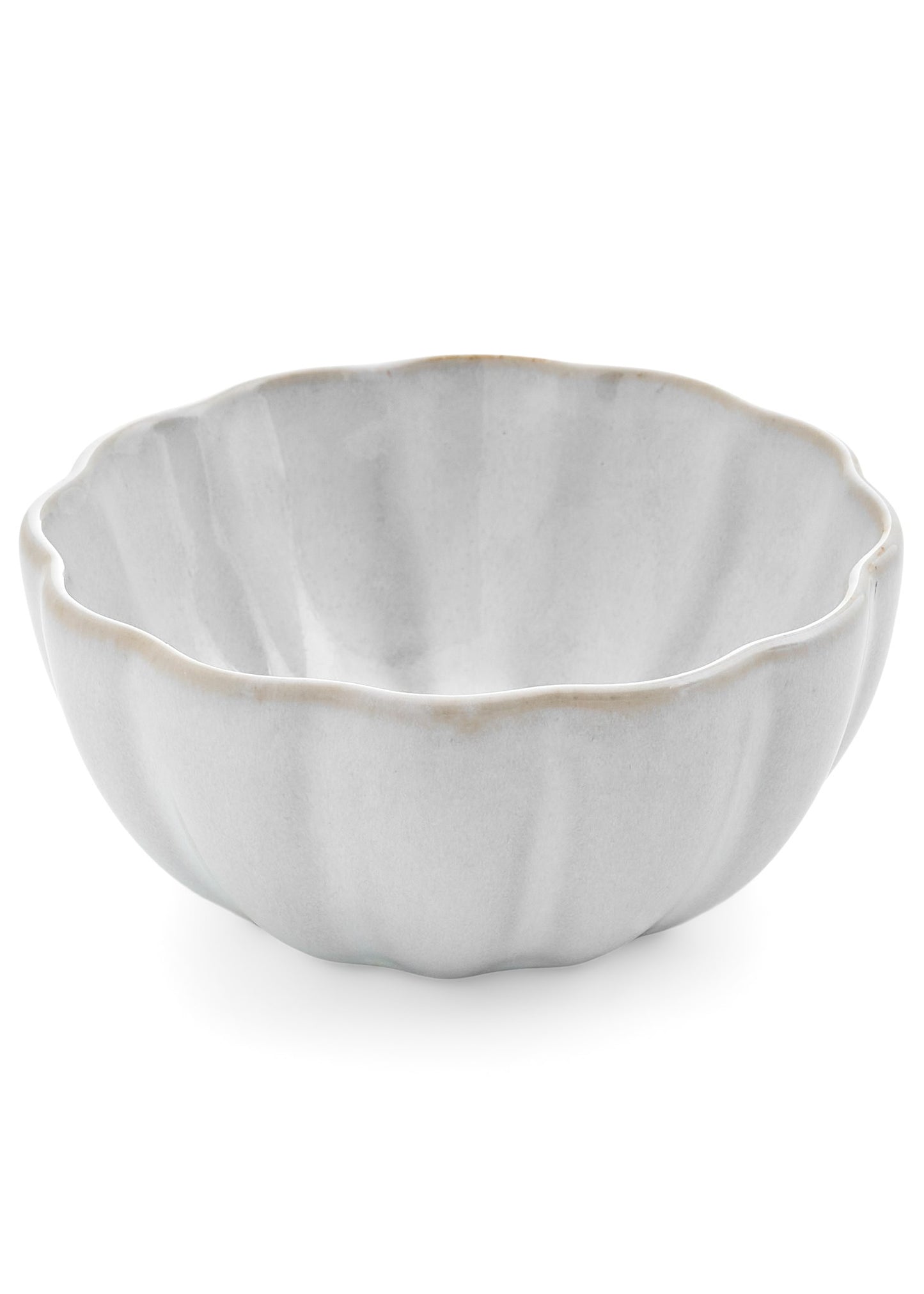 Porcelain Scalloped Bowl