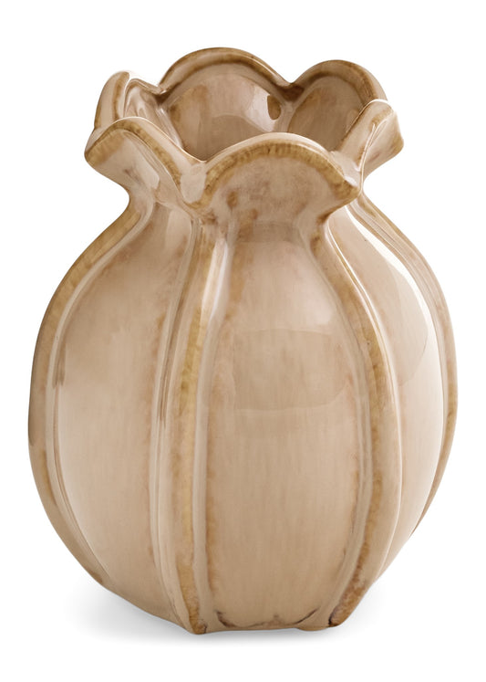 Small Vase w/Ruffle Edge