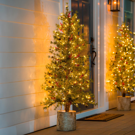 60" Artificial Tree in Birch Pot