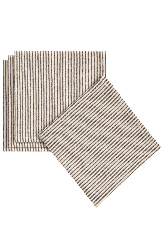 Grey Stripe Napkins