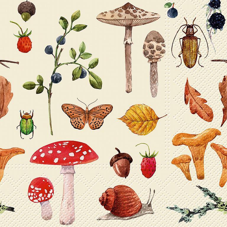 Forest Botany Napkin