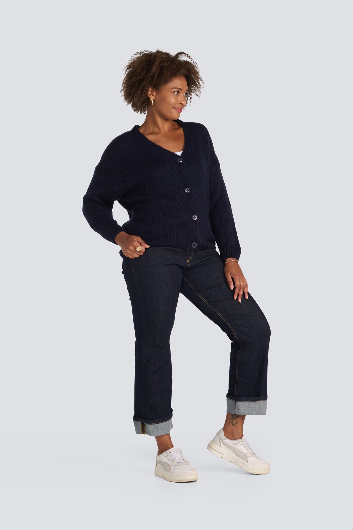 Buttoned Cardigan