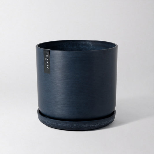 9" Stone Pot w/Saucer