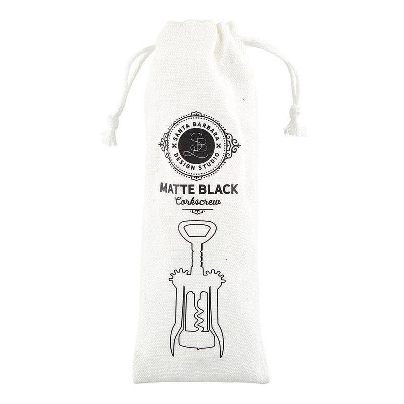 Black Corkscrew Wine Opener