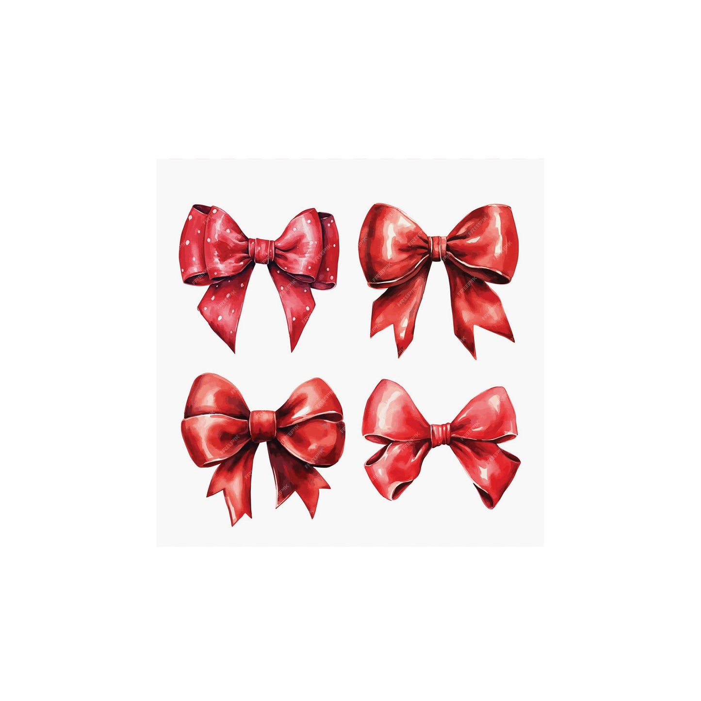Red Bow Napkin