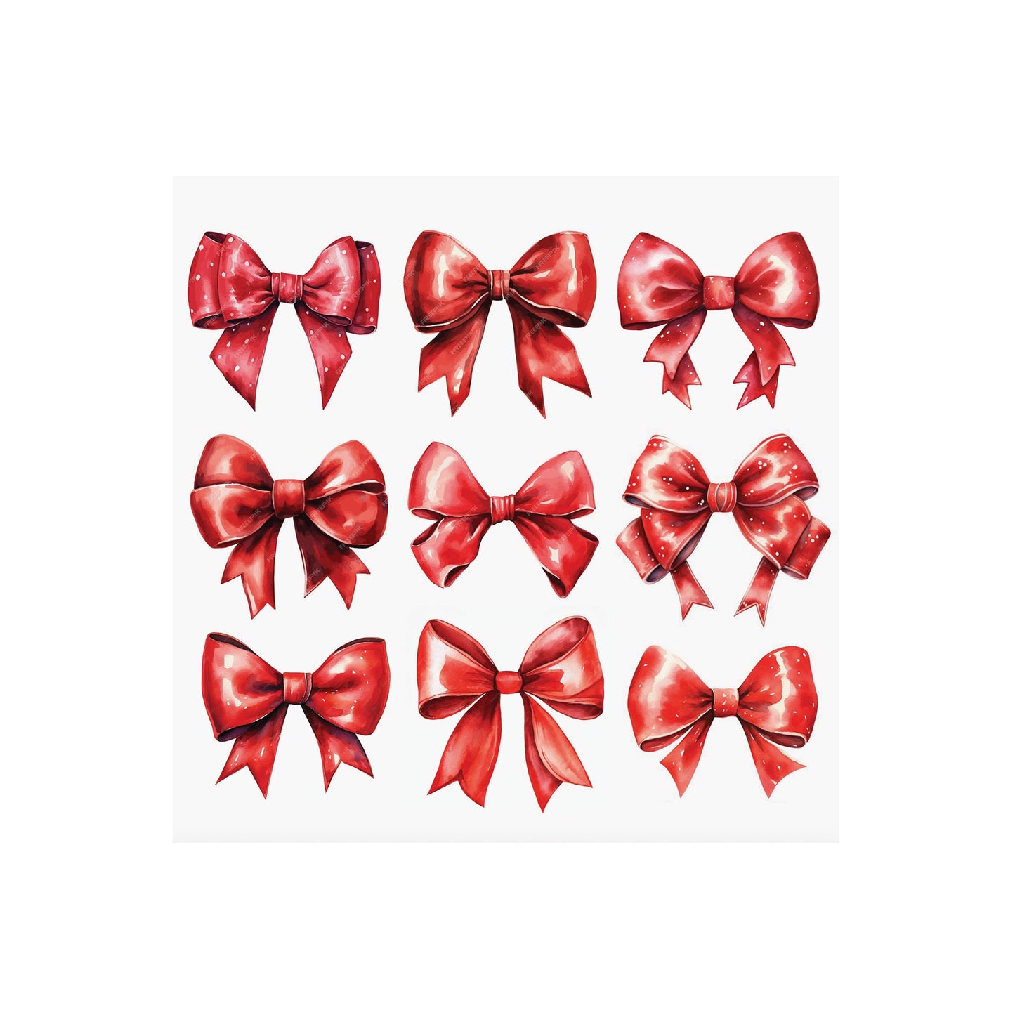 Red Bow Napkin