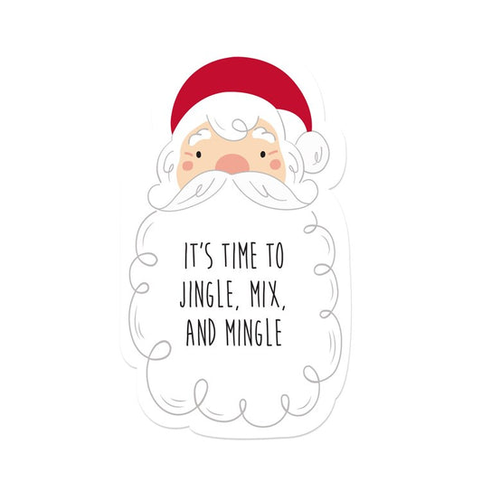 Time to Jingle Shaped Napkin