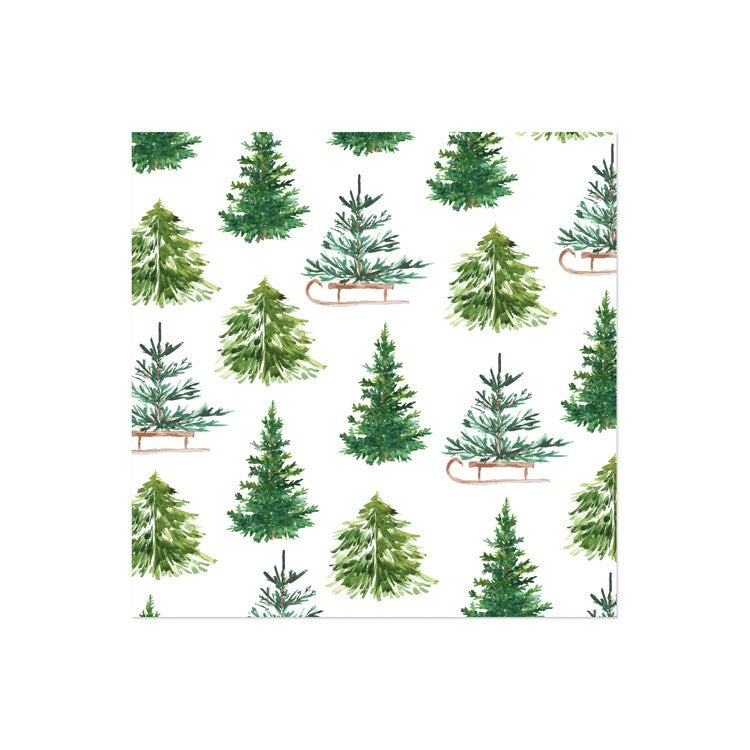 Watercolour Tree Napkin