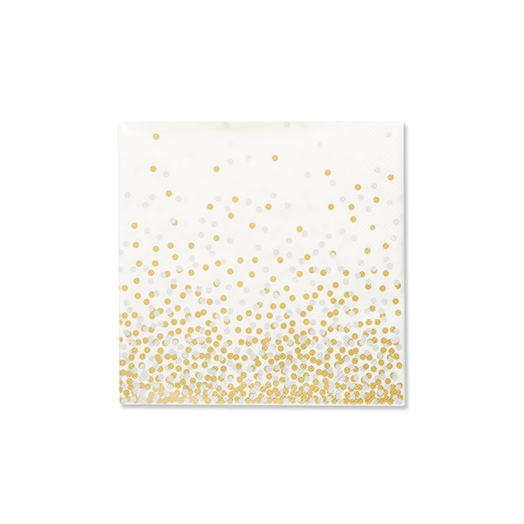 Gold Confetti Napkin