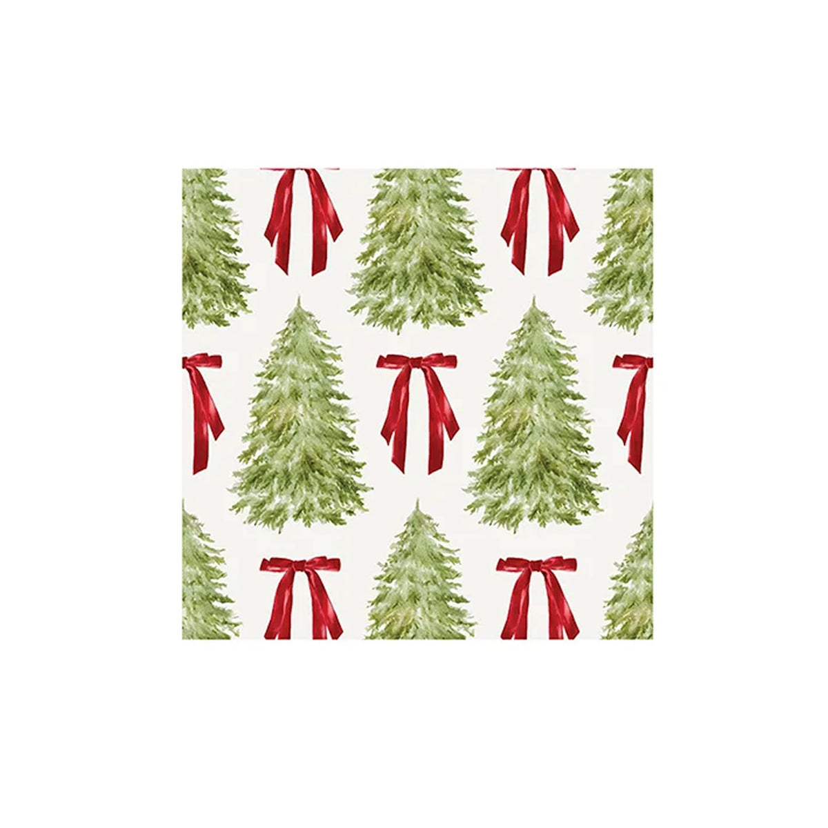 Tree w/Bows Napkin