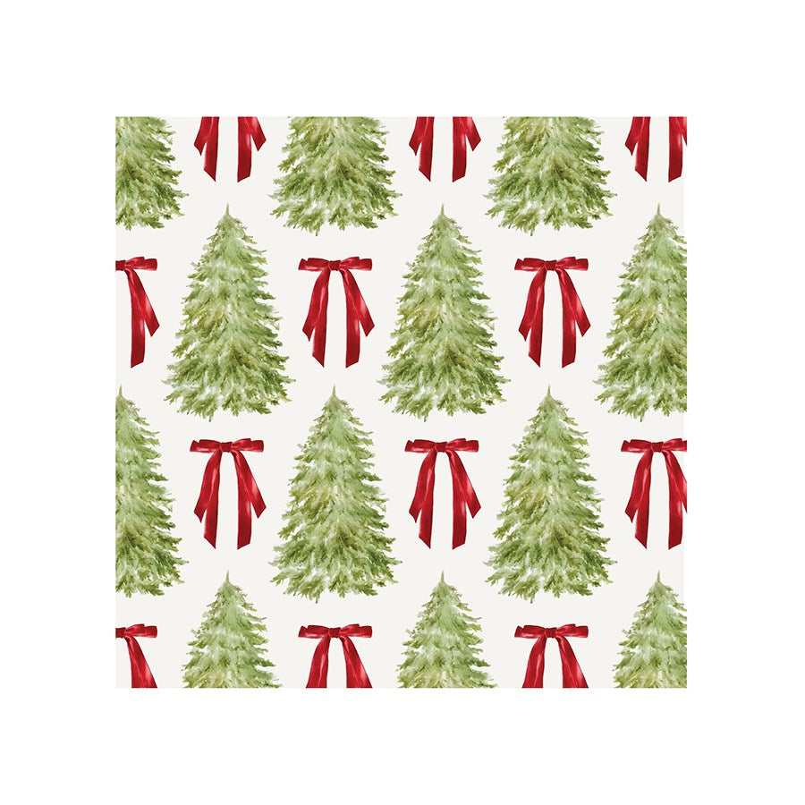 Tree w/Bows Napkin