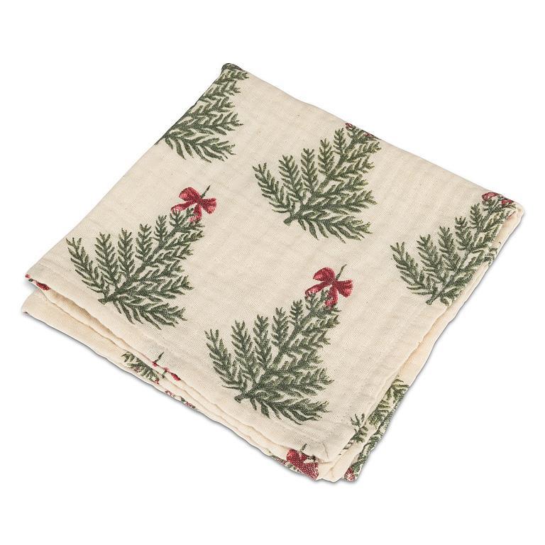 Trees w/Bows Napkin
