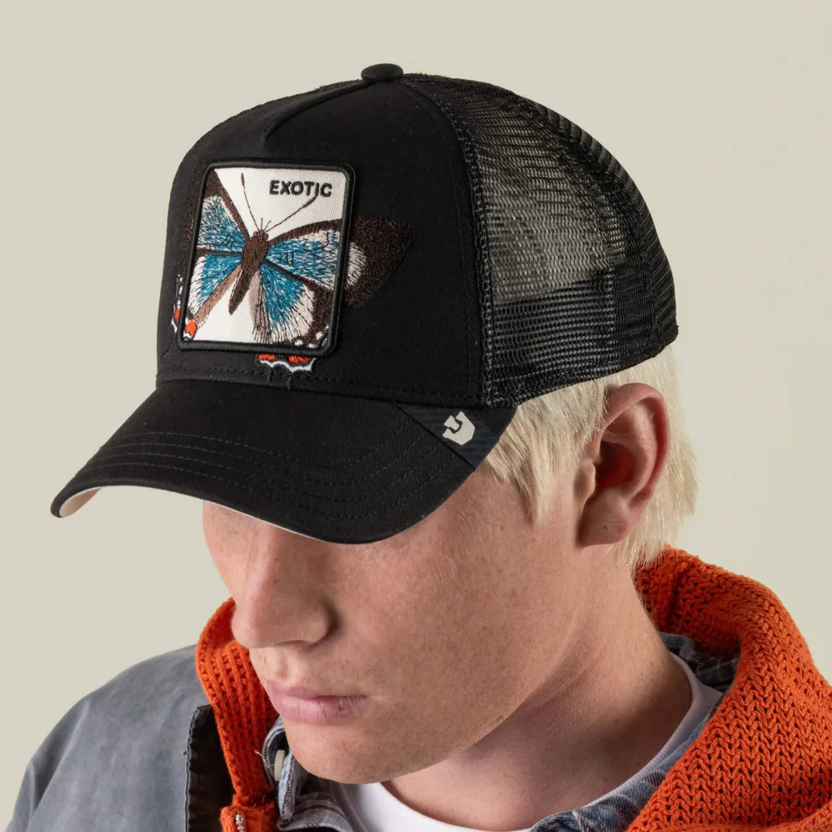 Over The Line Butterfly Hat