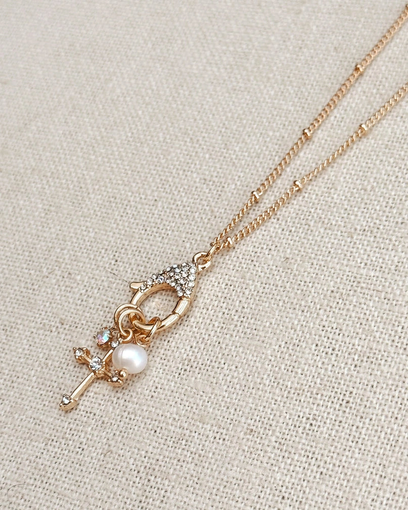 Cross Charm Necklace