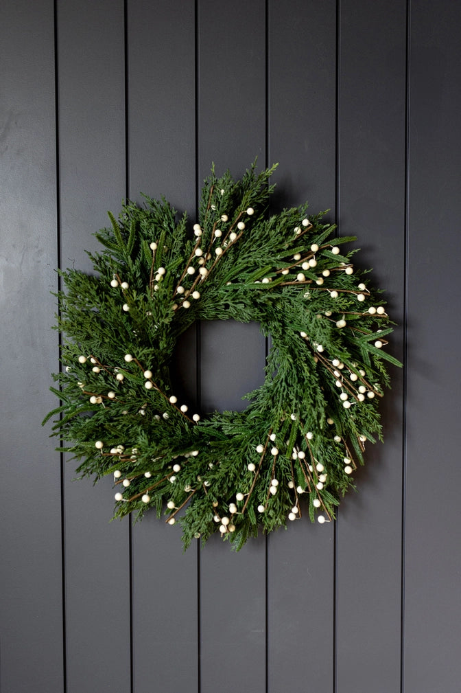 White Plum Norfolk Wreath