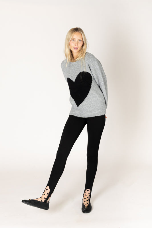 Athena Heart Sweater