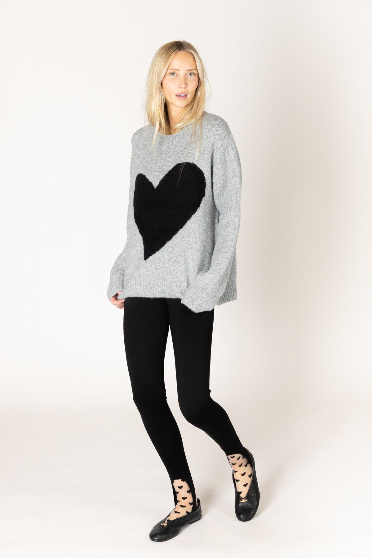 Athena Heart Sweater