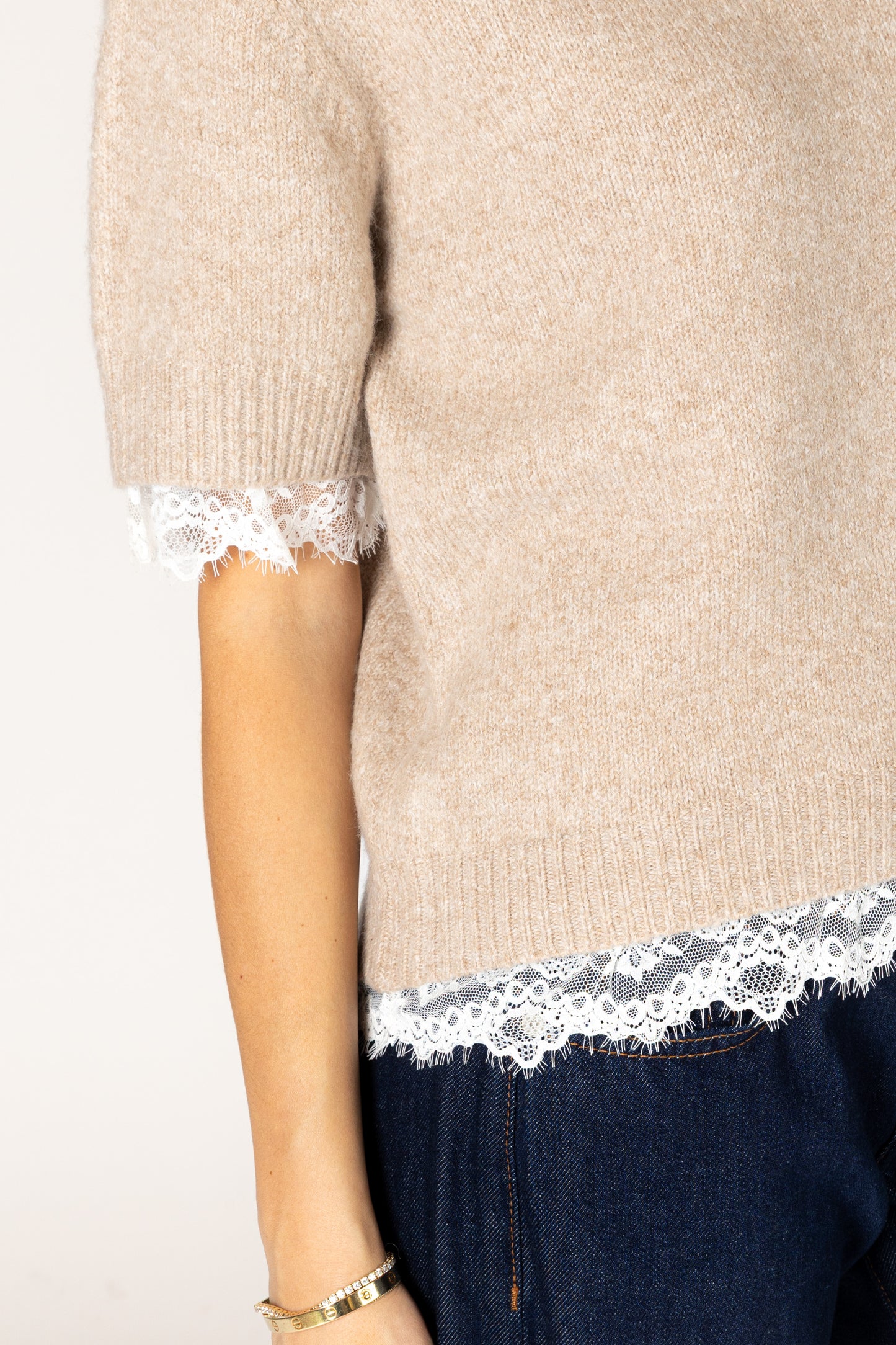 Ava Lace Sweater