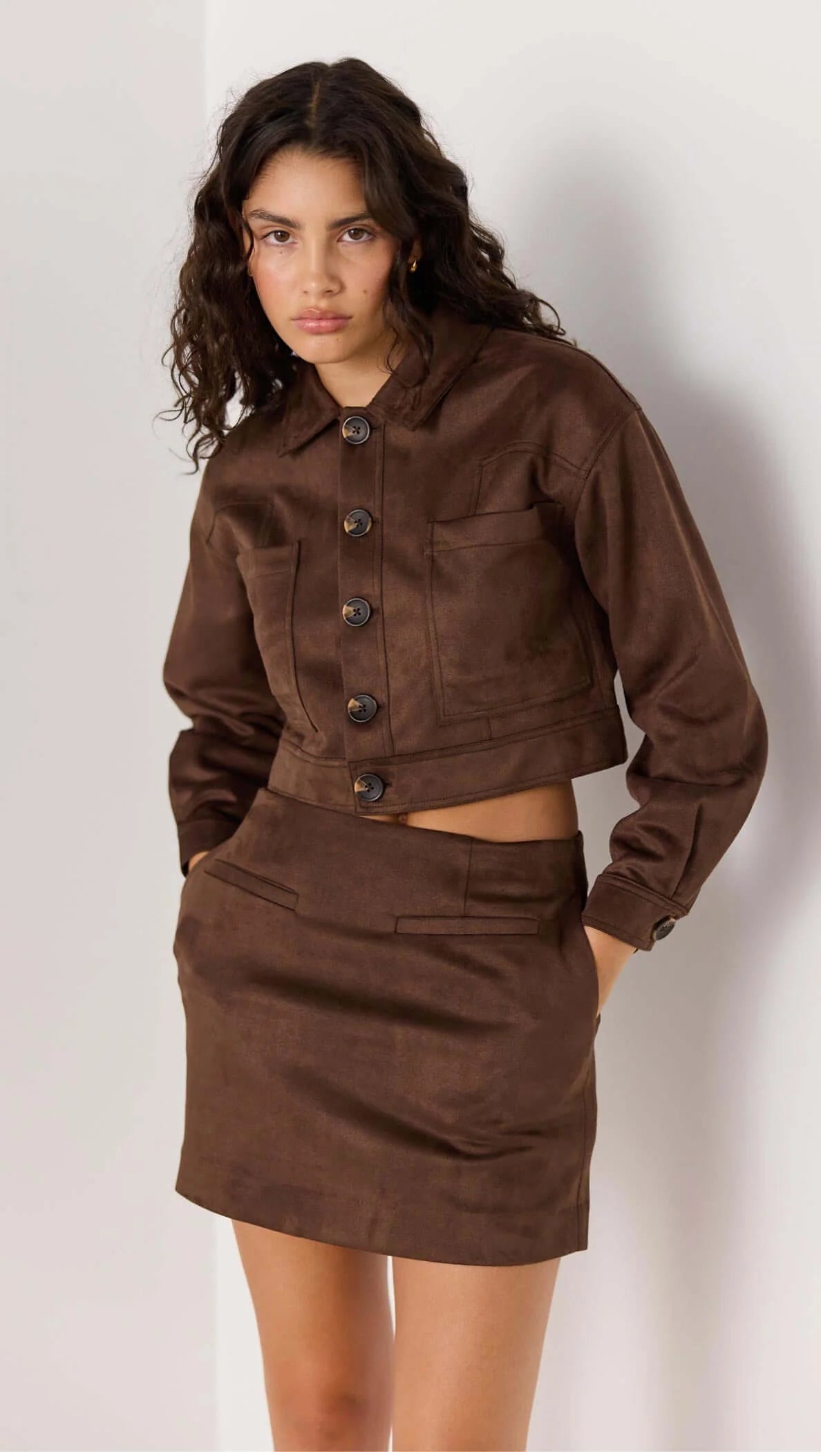 Aston Suede Skirt