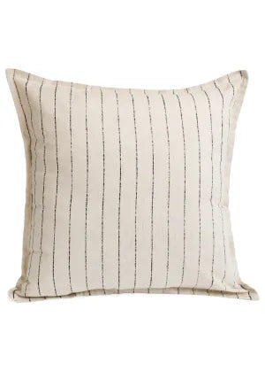 Beige/Black Stripe Cushion