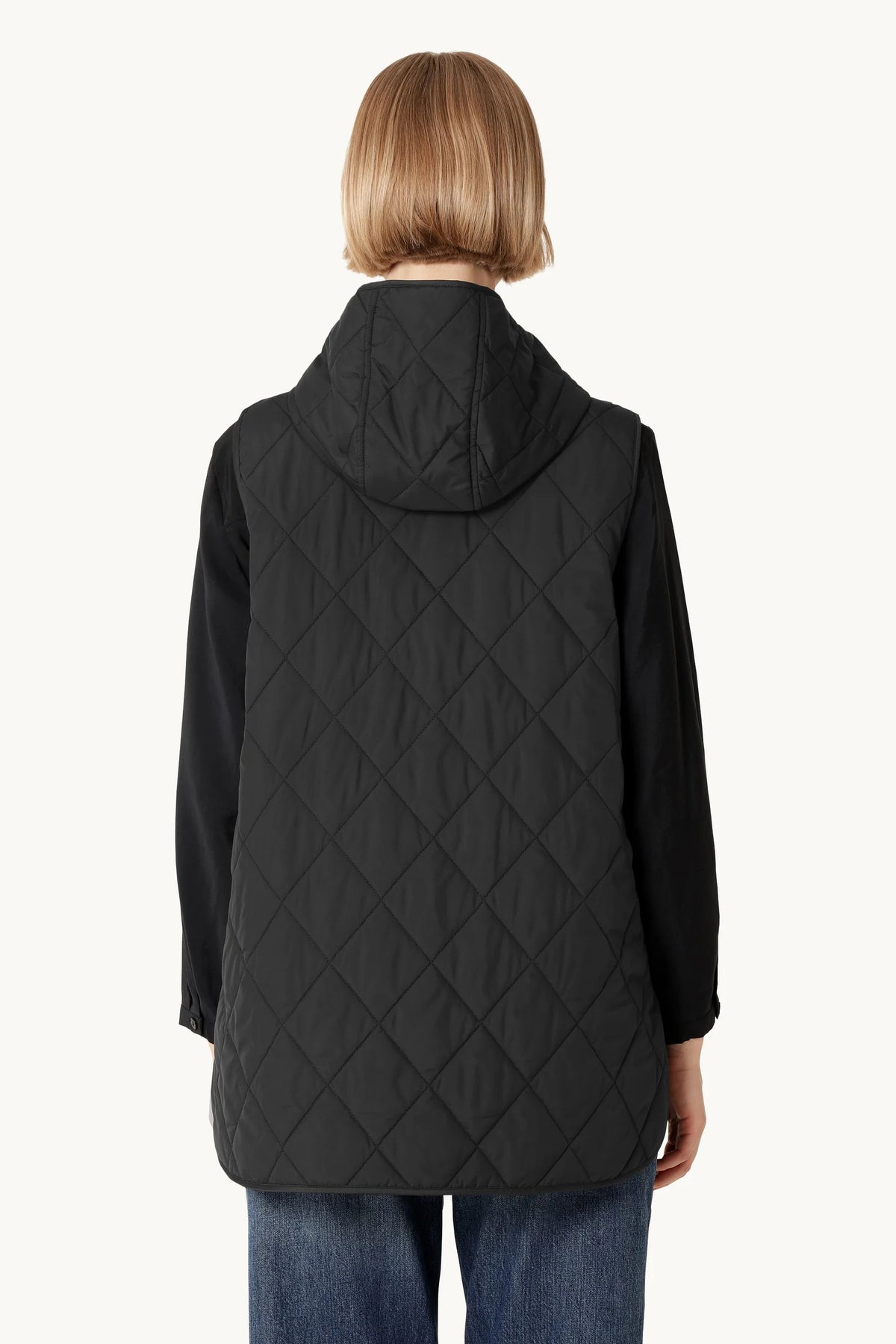 Quilted Long Vest