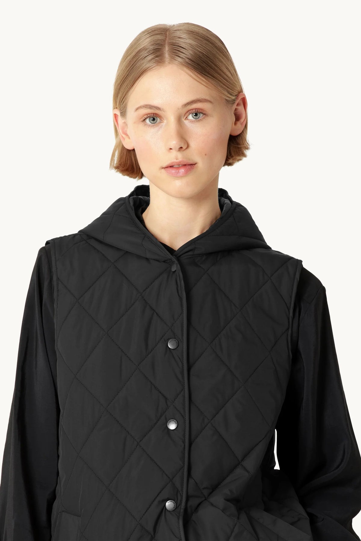 Quilted Long Vest
