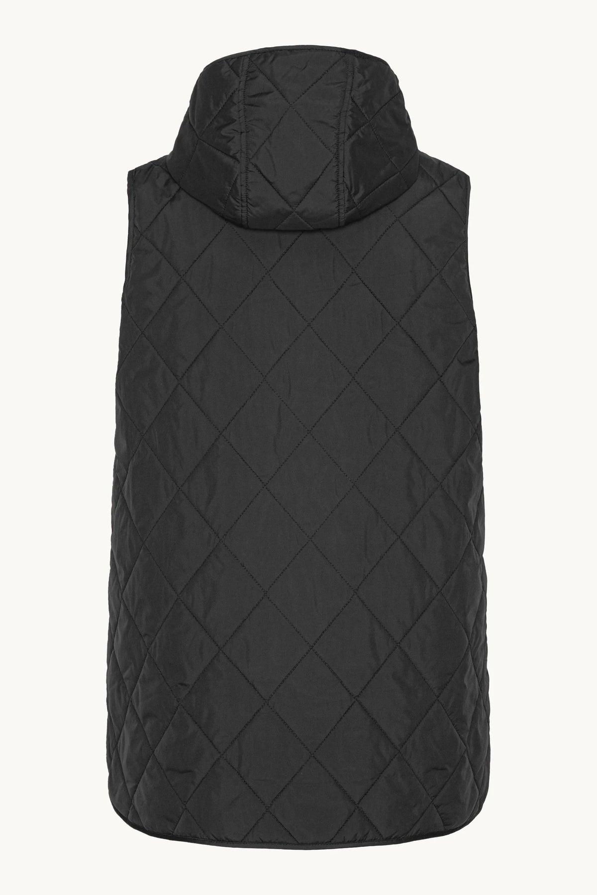 Quilted Long Vest