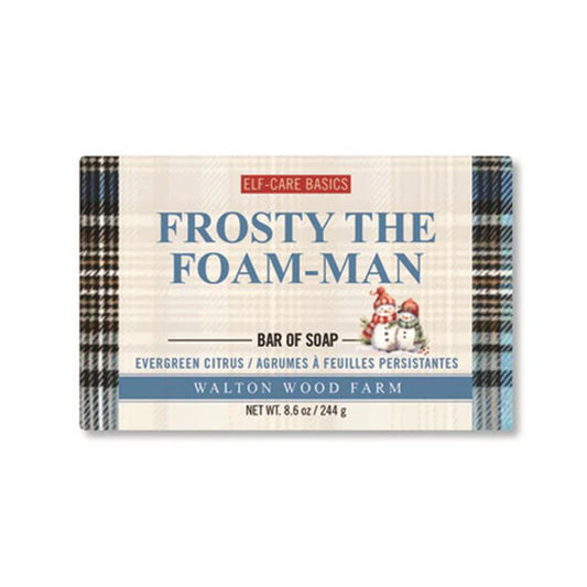 Snowman Soap Bar