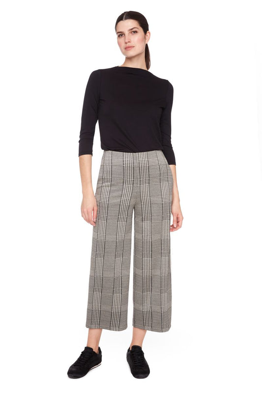 Cropped Plaid Pant