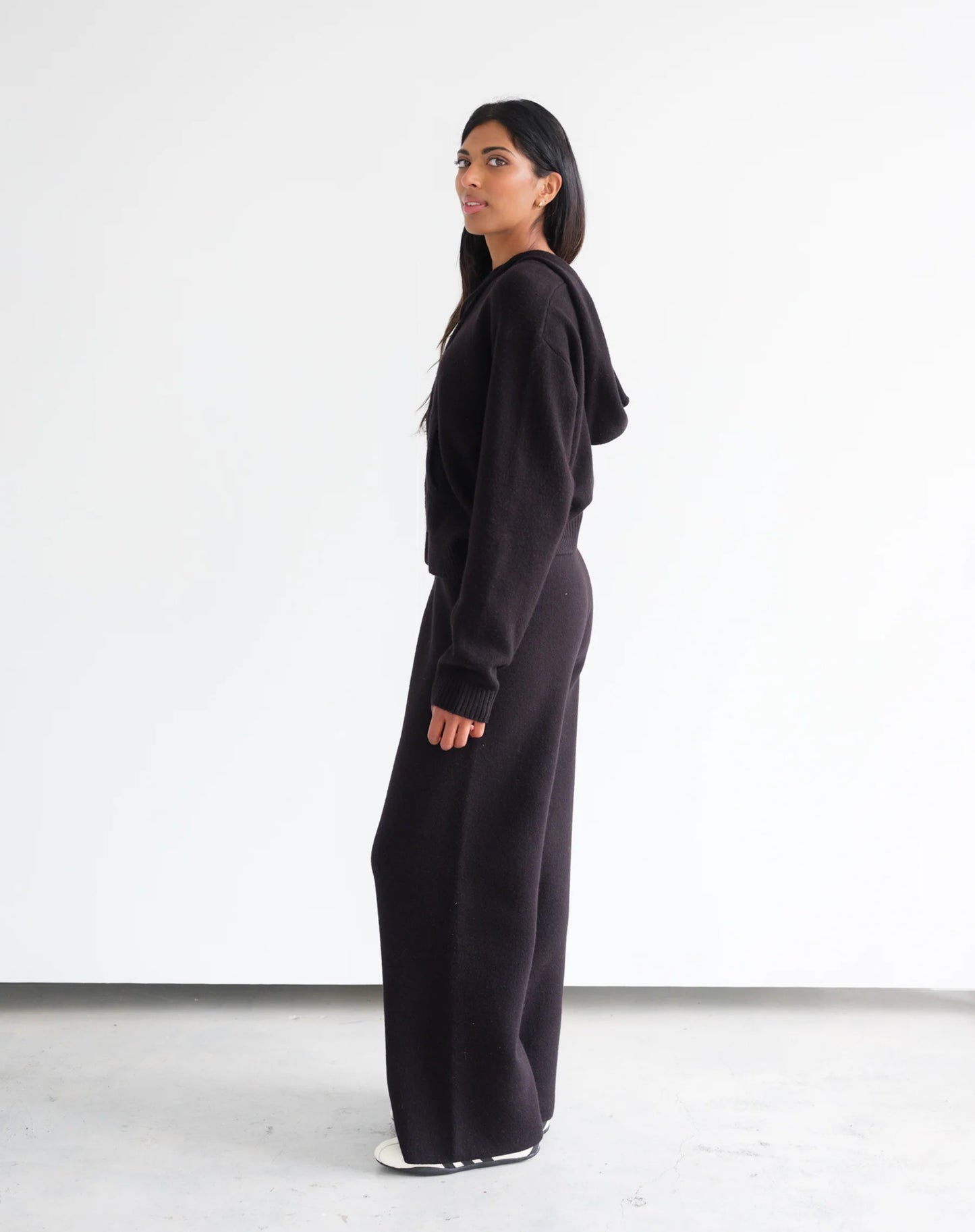 Knit Sweater w/Full Zip