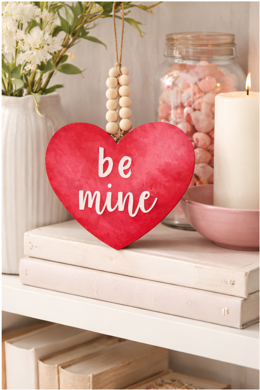Be Mine Beaded Heart