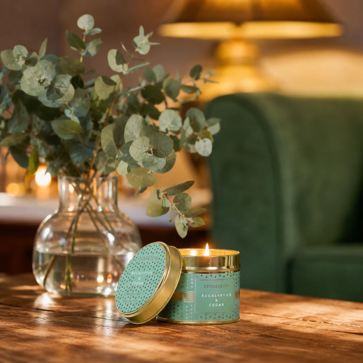 Eucalyptus & Cedar Candle Tin