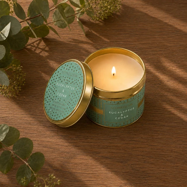 Eucalyptus & Cedar Candle Tin