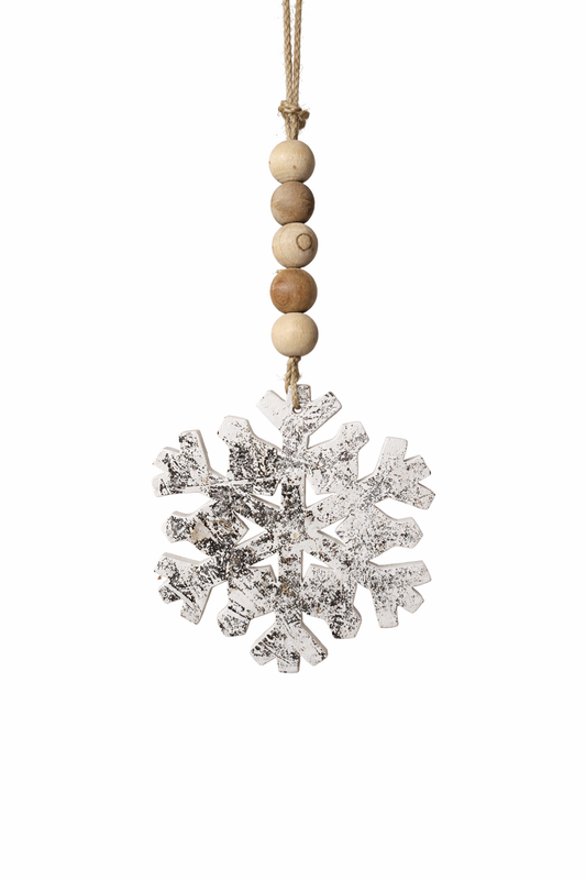 Beaded Snowflake Ornament