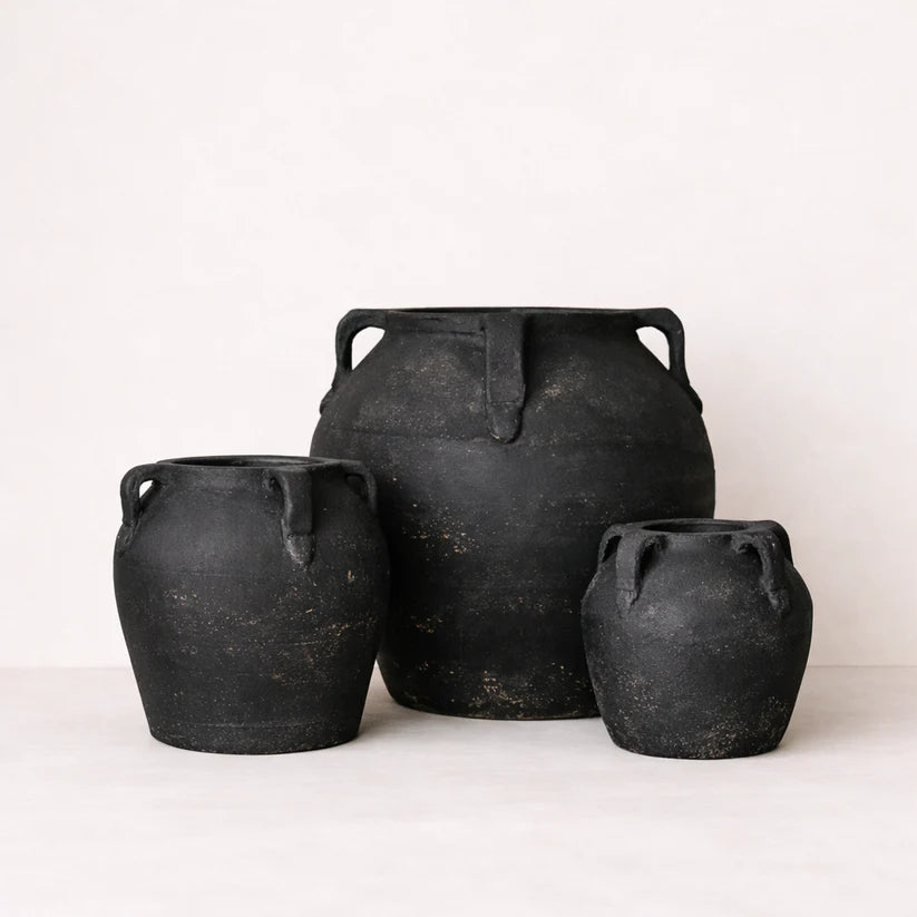 Black Wash Vase