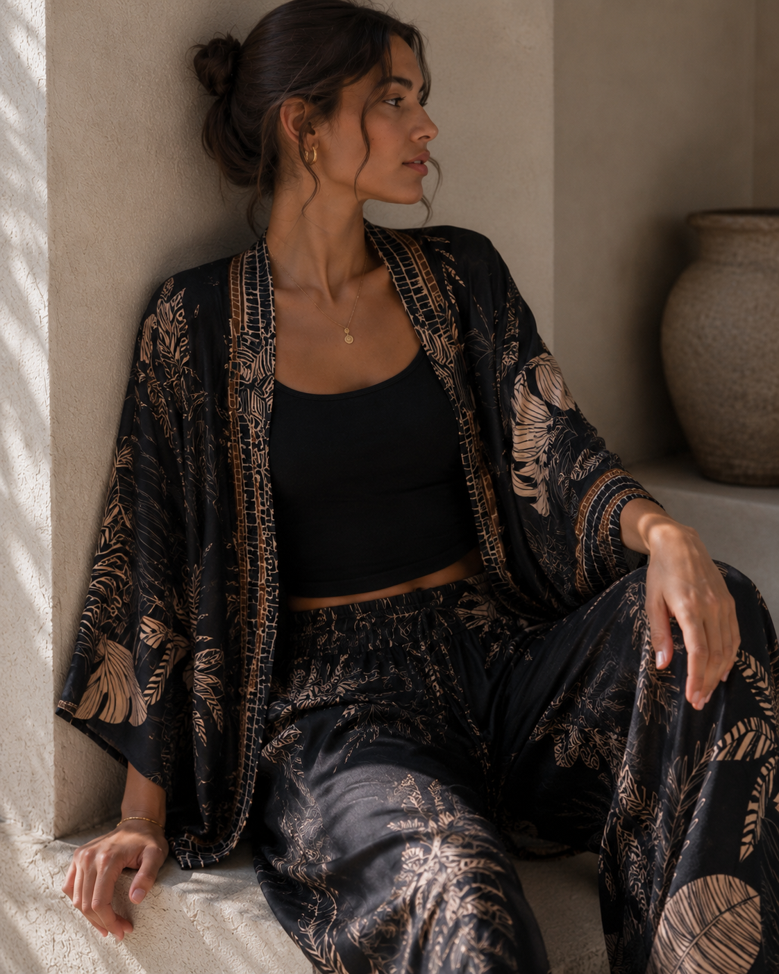 Leaf Printed Top