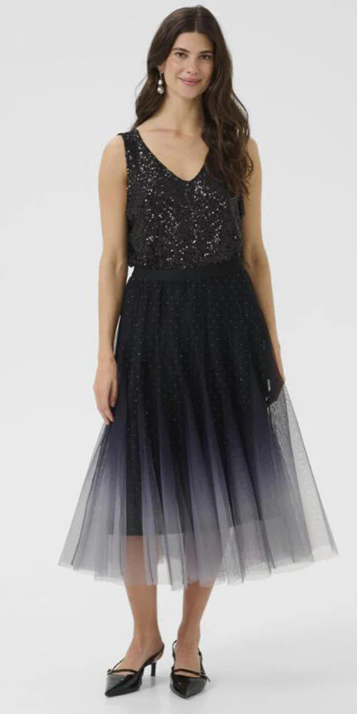Glittery Mesh Skirt