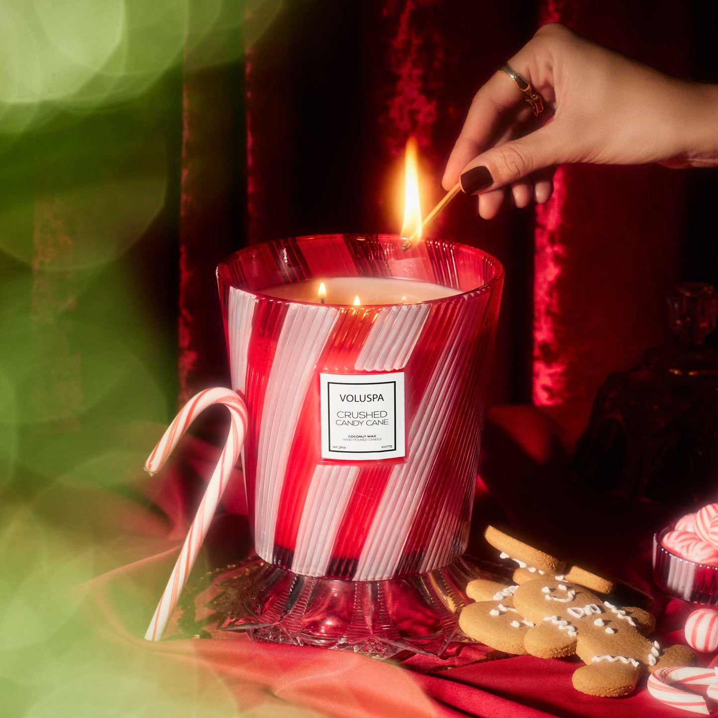 Candy Cane 3W Hearth